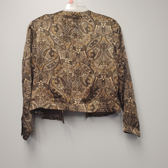 Vintage long sleeve silk jacket - Picture 7 of 7